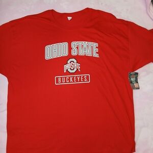 Hanes Ohio State Buckeyes Red Graphic Tee